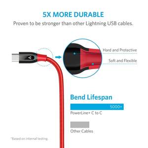 Anker (A8187H91) Powerline+ USB-C to USB-C 2.0 3ft Cable