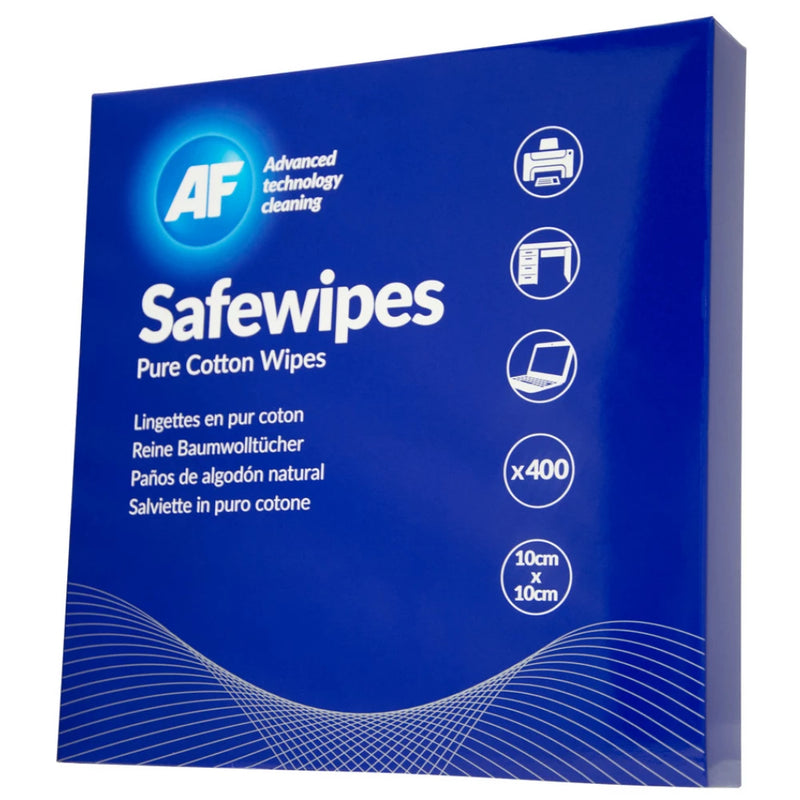 AF Safewipes Pure Cotton Wipes 10cm x 10cm - Pack of 400