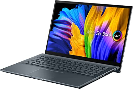 ASUS Zenbook Pro 15 UM535QE-KJ317W  (90NB0V92-M00KM0) Laptop - AMD Ryzen 7 5800H, 512GB SSD, 16GB RAM, 15.6" Inch FHD Display