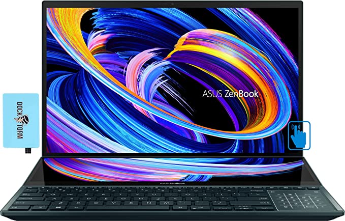 ASUS Zenbook Pro Duo 15 OLED UX582LR-H2017T Laptop (90NB0VR1-M003Z0) - i11, 1TB SSD, 6GB, 15.6" Inch FHD Display