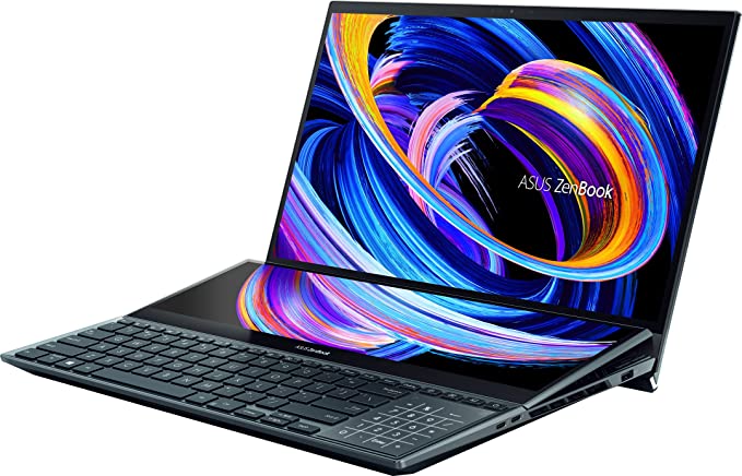 ASUS Zenbook Pro Duo 15 OLED UX582LR-H2017T Laptop (90NB0VR1-M003Z0) - i11, 1TB SSD, 6GB, 15.6" Inch FHD Display