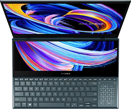 ASUS Zenbook Pro Duo 15 OLED UX582LR-H2017T Laptop (90NB0VR1-M003Z0) - i11, 1TB SSD, 6GB, 15.6" Inch FHD Display