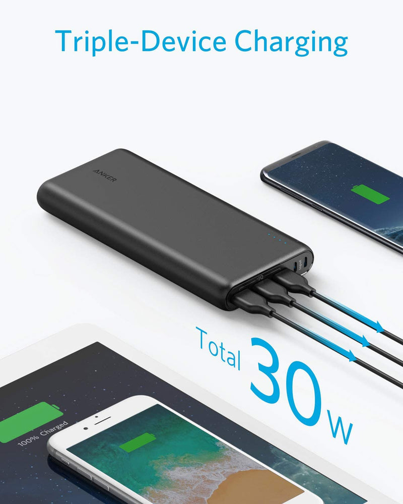 Anker PowerCore Triple-Device Charging  26800mAh Power Bank - (A1277)