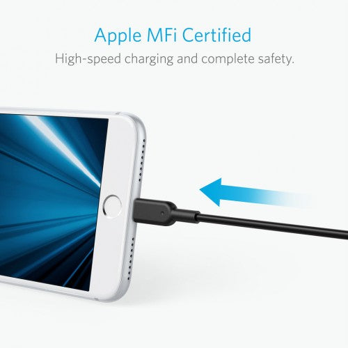 Anker Powerline II With Lightning Connector (A8433H11) - Fast Charging, Lasts a Lifetime