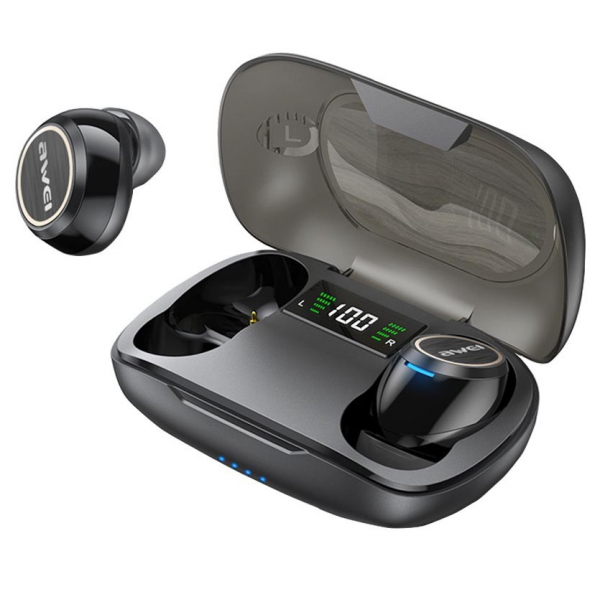 Awei TA3 TWS Noise Cancelling Wireless Earbuds With Charging Case