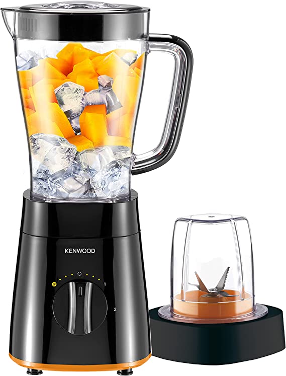 Kenwood BLP15.150BK 2 Liters Blender - With Mill, 500W, 2 speed plus pulse