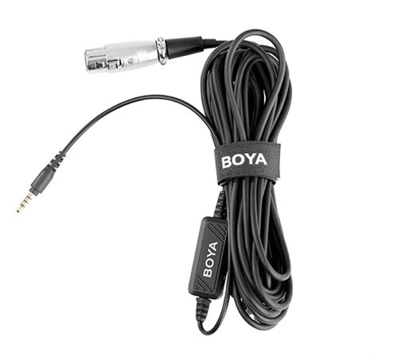 BOYA BY-M1DM Dual Lavalier Universal Microphone with a Single 1/8 Stereo Connector for Smartphones DSLR Camears Camcorders