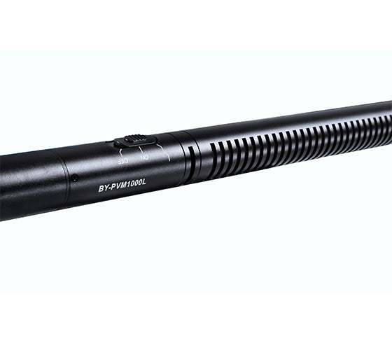 BOYA BY-PVM1000L Professional Condenser Microphone 3-Pin XLR Super-Cardioid Directional Mic with Shock Mount Wind Muff for Camcorder Video DSLR Smartphone Interviews Micro Film Creation Live Video
