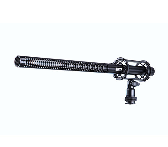 BOYA BY-PVM1000L Professional Condenser Microphone 3-Pin XLR Super-Cardioid Directional Mic with Shock Mount Wind Muff for Camcorder Video DSLR Smartphone Interviews Micro Film Creation Live Video