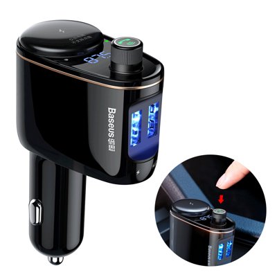 Baseus Car Charger - Locomotive Wireless MP3 Charger