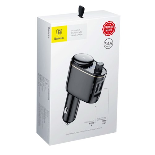 Baseus Car Charger - Locomotive Wireless MP3 Charger