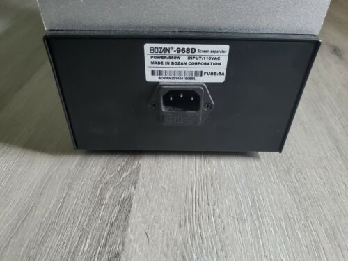 Bozan - 968D Screen Separator Machine
