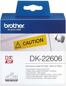 Brother DK-22606 Continuous Length Yellow Vinyl Film 62mm