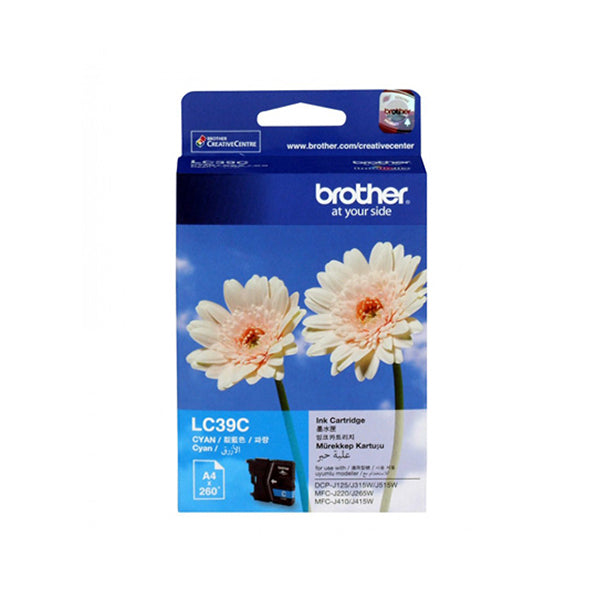 Brother LC39C Cyan Ink Cartridge