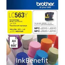 Brother LC563Y Yellow Ink Cartridge