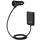 Budi 4 USB Passenger Car Charger Backseat - 12V DC Input , 5Volt Output