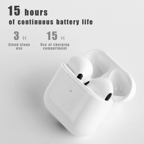 Budi Bluetooth Wireless Earbuds - 30mAh Battery ,  1 Hour Charging Time