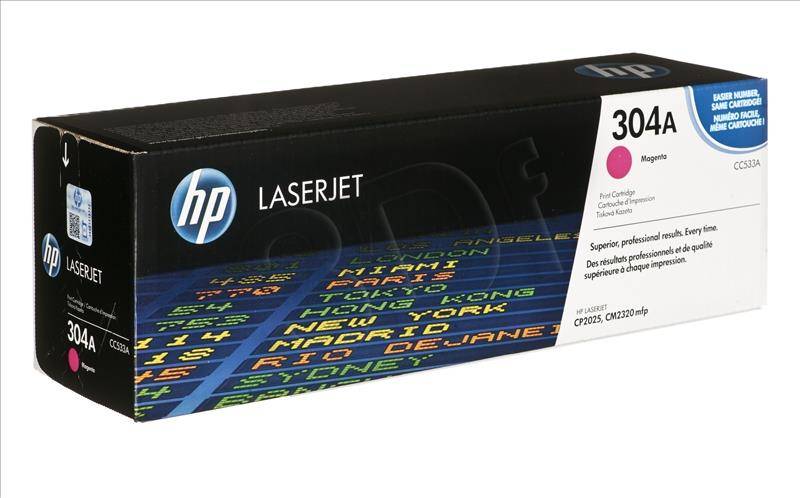 HP 304A Magenta Original LaserJet Toner Cartridge (CC533A) | Digital ...