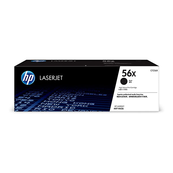 HP 56X High Yield Black Original LaserJet Toner Cartridge (CF256X)