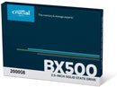 Crucial BX500 2TB 3D NAND SATA 2.5-Inch Internal SSD (CT2000BX500SSD1)