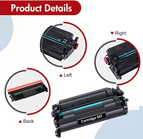 Canon 057 Black Toner Cartridge - Yield: 3100 Pages