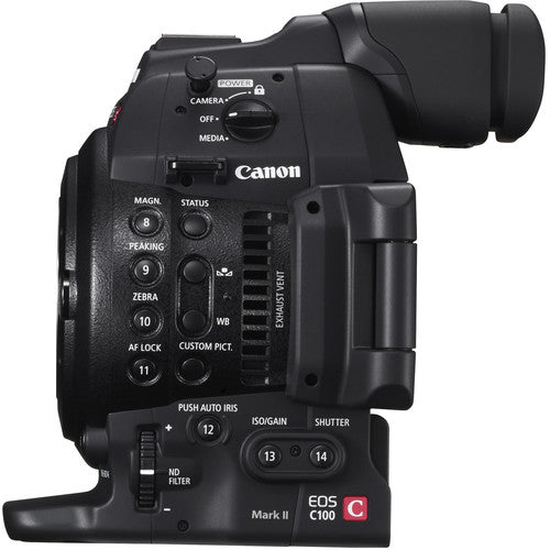 Canon EOS C100 Mark II Cinema EOS Camera with Dual Pixel CMOS AF(Body Only)