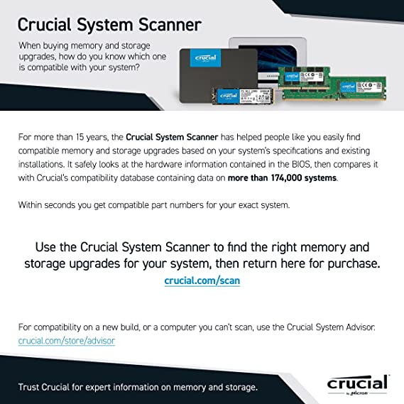 Crucial P2 1TB PCIe M.2 2280SS SSD Hard Drive
