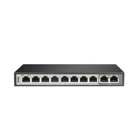 D- link DGS-F1010P-E 250M 10-Port 1000Mbps Switch