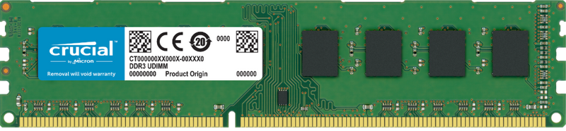 Crucial Desktop RAM DDR3 8GB 1600 (CT102464BA160B)