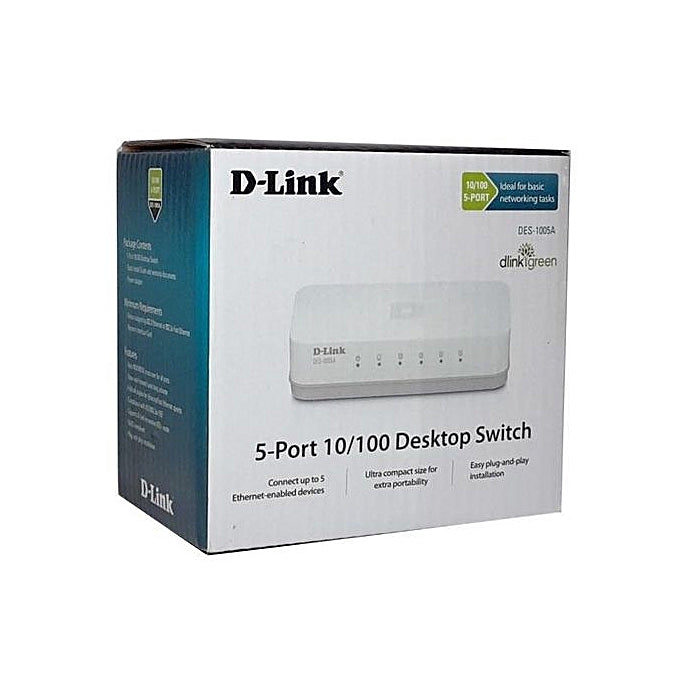 D-Link DES-1005A 5-Port 10/100 Switch