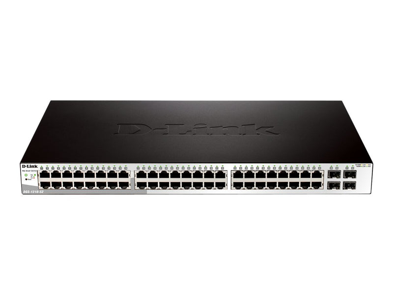 D-Link Systems 52-Port Gigabit Web Smart Switch including 4 Gigabit SFP Ports (DGS-1210-52)