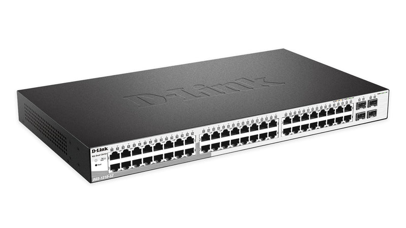 D-Link Systems 52-Port Gigabit Web Smart Switch including 4 Gigabit SFP Ports (DGS-1210-52)