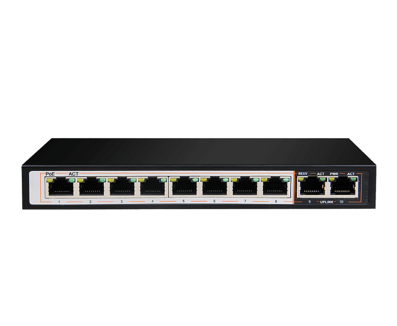 D-Link DGS-F1010P-E 120W 8+2 Port 10/100/1000Mbps Gigabit POE Switch