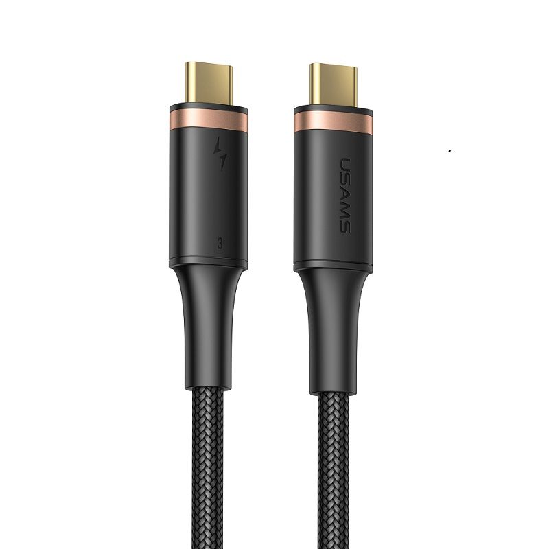 USAMS US-SJ488 U64 3A USB to USB-C / Type-C Aluminum Alloy Data Cable, Length: 1.2m(SJ488USB01)