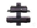 SKILLTECH Double Glass Shelves DVD/Decoder Adjustable Stand - SH-02D