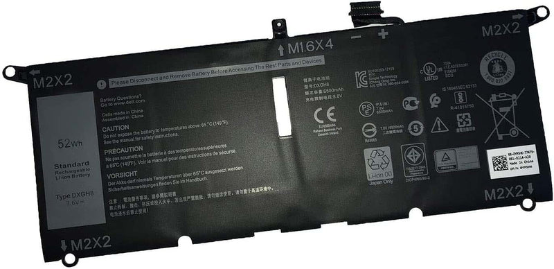 Dell XPS 13-9370-D1905TG Laptop Replacement battery (DXGH8)