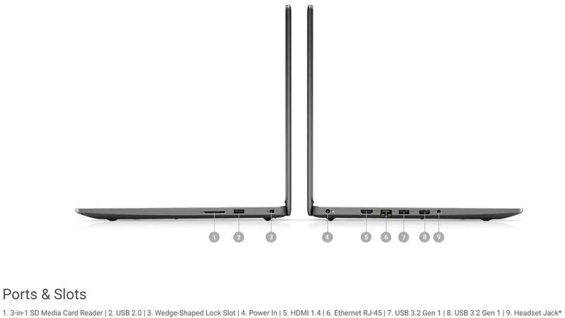 Dell Vostro 3400 Laptop - Core i5-1135G7, 8GB DDR4 , 1TB HDD