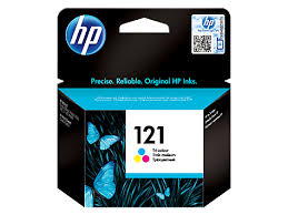 HP 121 Tri-color Original Ink Cartridge, CC643HE