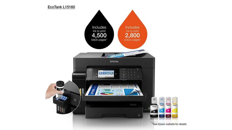 Epson EcoTank L15160 A3 Wi-Fi Duplex All-in-One Ink Tank Printer