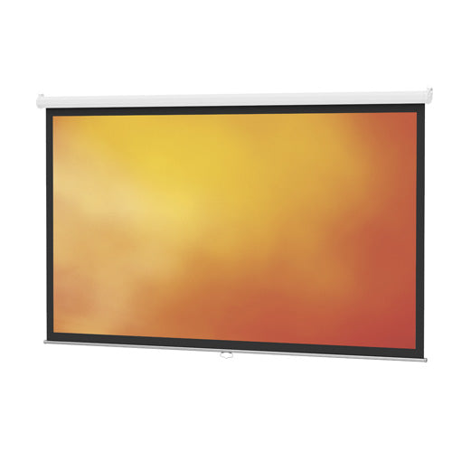60 x 60 Manual Projection Screen - Wall or Ceiling Mounted - Square Format - Matte White