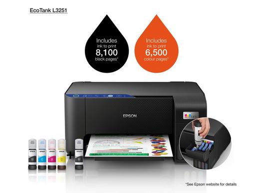 Epson EcoTank L3251 Wi-Fi All-in-One Ink Tank Printer