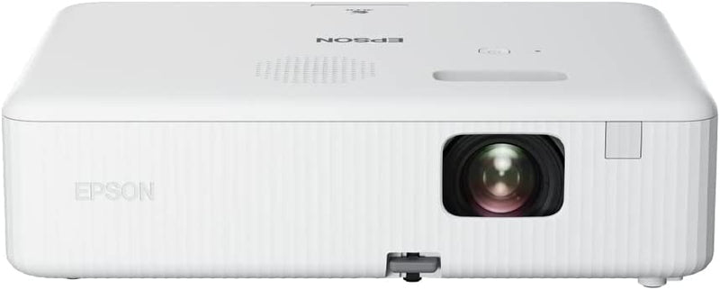 Epson EpiqVision Flex CO-W01 (V11HA86040) WXGA Portable Projector, 3-Chip 3LCD, Widescreen, 3,000 Lumens Color/White Brightness, 5 W Speaker, 300-Inch Home Entertainment and Work, Streaming Ready