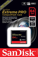 SanDisk Extreme PRO 64GB Compact Flash Memory Card UDMA 7 Speed Up To 160MB/s - SDCFXPS-064G-X46