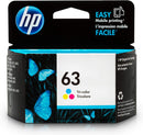 HP 63 Tri-color Original Ink Cartridge (F6U61AA)