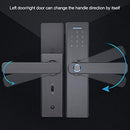 Tuya Multi-Unlock Biometric Smart Electronic Door Lock - Fingerprint, Card, Password, Key Anti-Theft 2-Tough Home Security