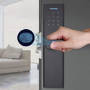 Tuya Multi-Unlock Biometric Smart Electronic Door Lock - Fingerprint, Card, Password, Key Anti-Theft 2-Tough Home Security