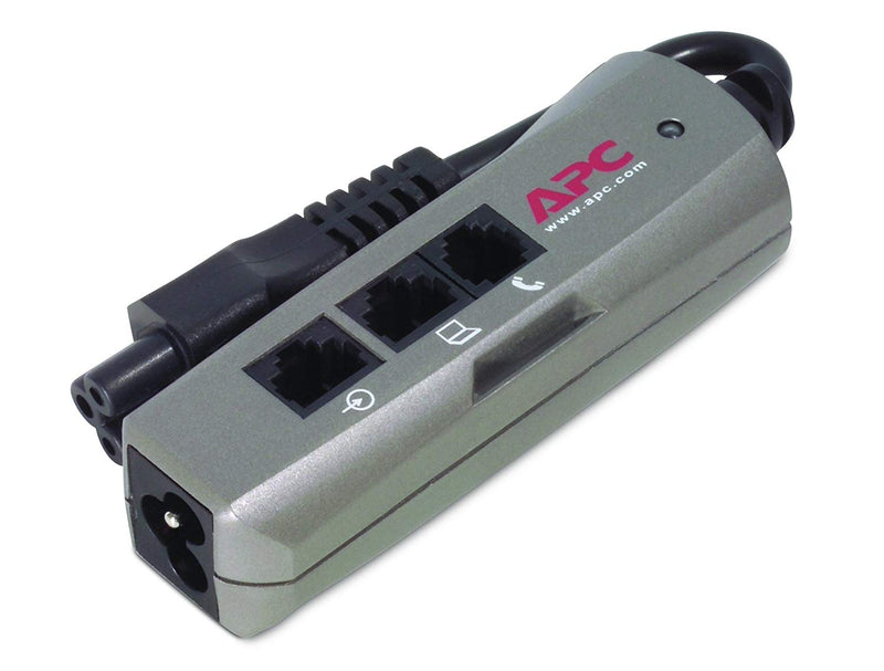 APC Notebook Surge Protector for AC, phone and network lines, 3 pin connection, 100-240V, EMEA