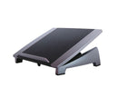Fellowes Office Suites Laptop Riser, 15 1/8 x 11 3/8 x 4 1/2-6 1/2, Black/Silver (8032001)