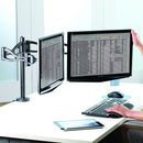 Fellowes Professional Series Depth Adjustable Dual Monitor Arm - 8041701