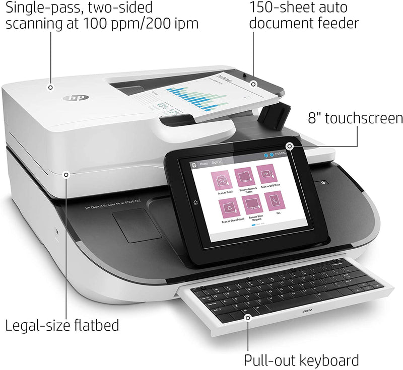 HP Digital Sender Flow 8500 fn2 Scanner-L2762A